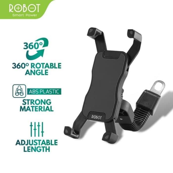 ROBOT Holder Motor Spion Besi Robot RT-MH02 Holder Motor Vixion Beat Nmax PCX 160 Scoopy Holder Spio
