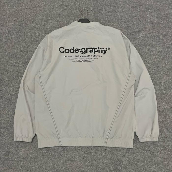Code:Graphy Oversized Pull Over Nylon Jacket