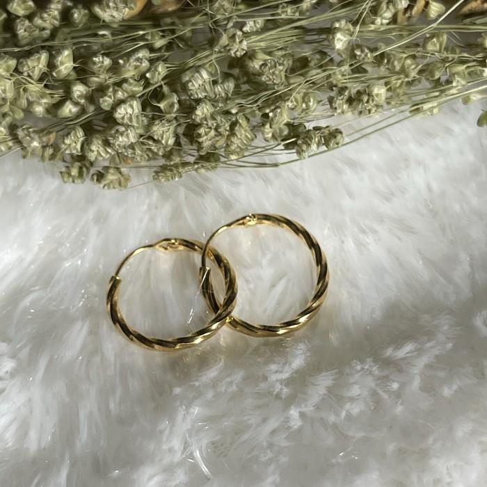 Anting bayi emas muda seperempat gram - anting emas muda