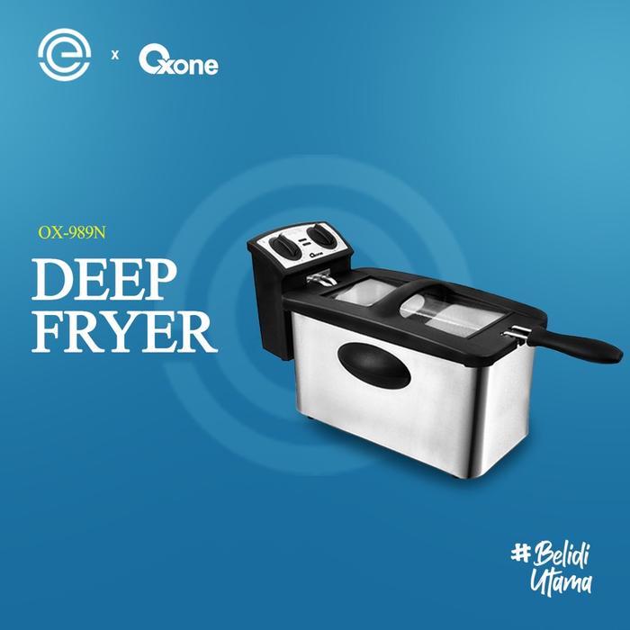 Oxone Deep Fryer Listrik 3L Stainless Steel
