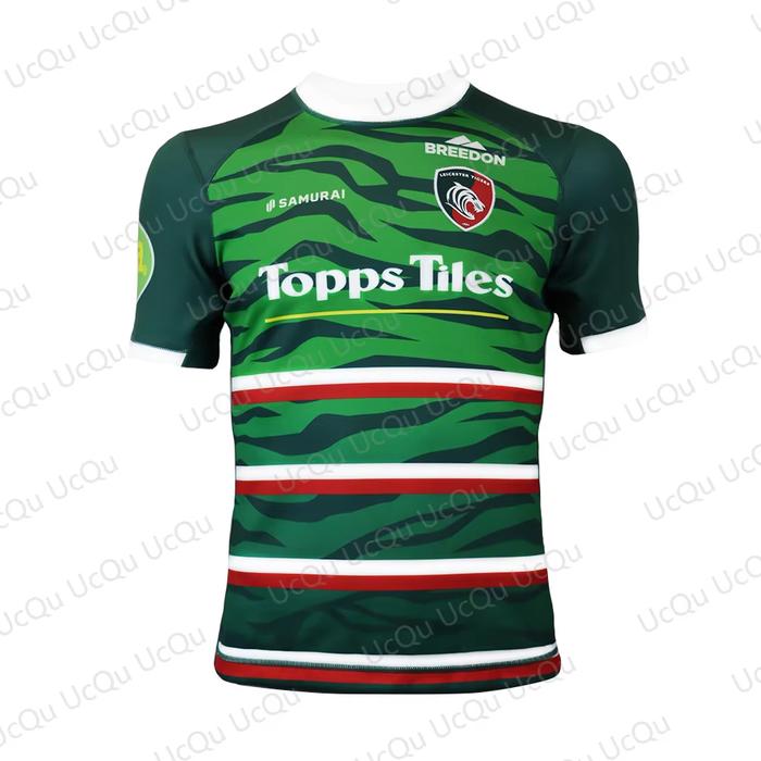 2024_25 New Arriavl England Leicester Tigers Rugby Home_Away Short Sleeve Suit For Adult_Kids Soccer