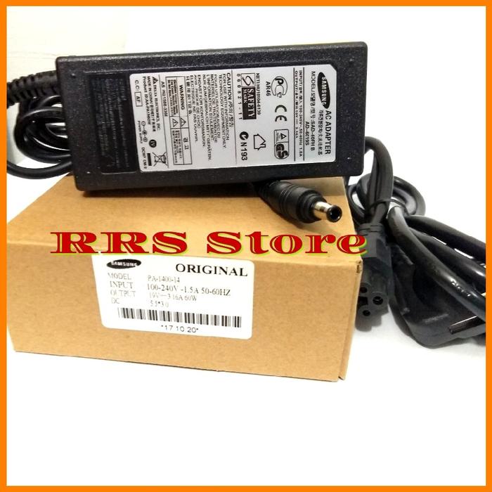 Adaptor charger samsung 19v 3.16A DC :5.5*3.0 MM NP270 NP275 NP 355 R710 R60 R510 R50 R45 R40 R25 R2