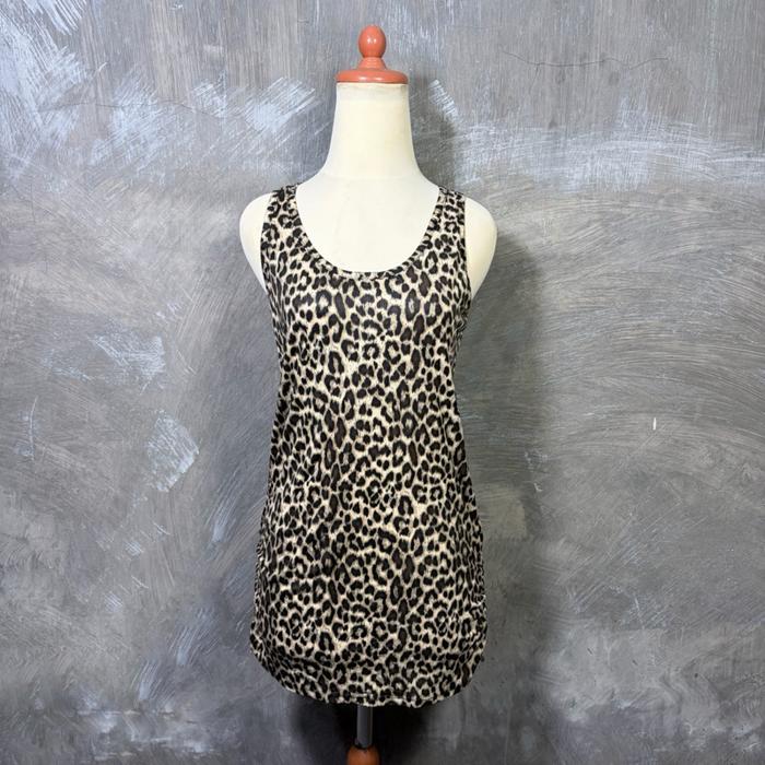 Y2K 5351 Pour Les Femmes Leopard Tanktop
