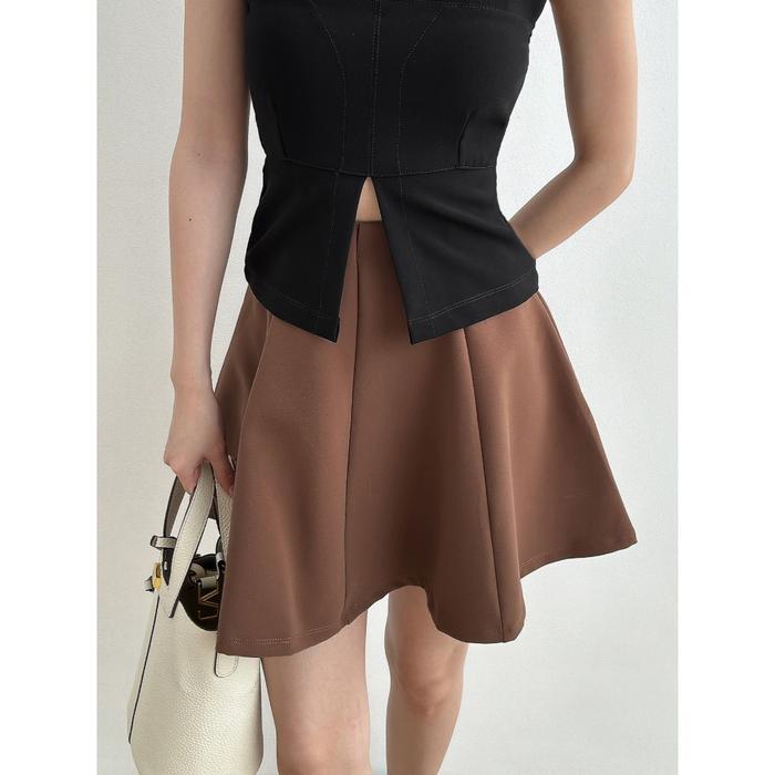 viral kadaka b-0162 mini flare skirt korea premium rok mini wanita best seller,paling laris