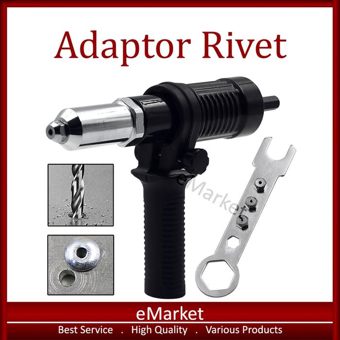 Adaptor Rivet Mesin Bor / Adapter Riveter Cordless Drill