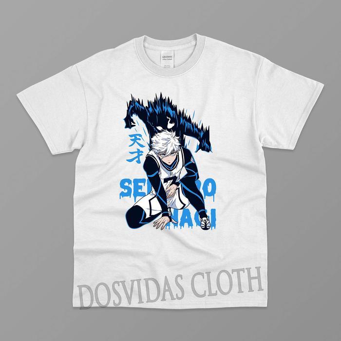 Tshirt Kaos Anak Anime Blue Lock Seishiro Nagi Unisex