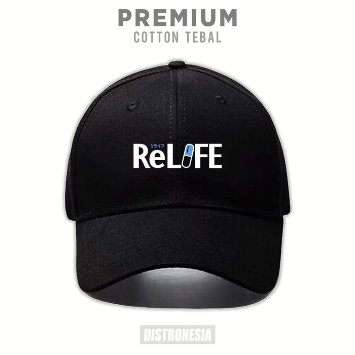 Topi Anime Relife Premium Cotton Baseball