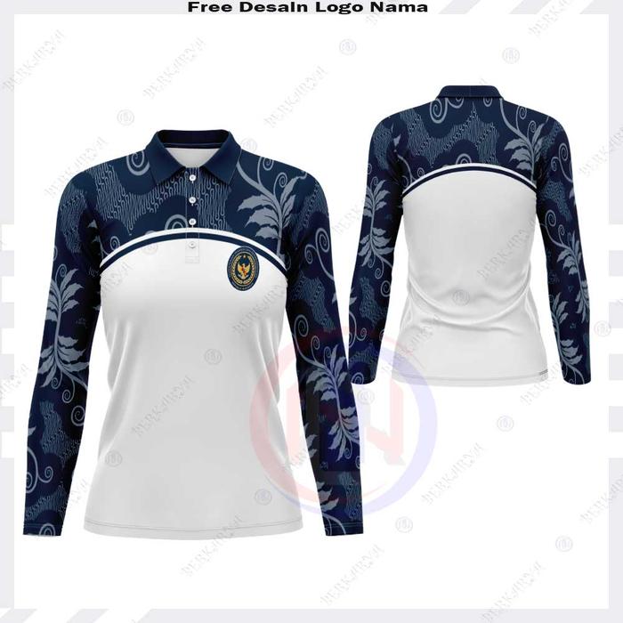 Kaos Polo Wanita Baju KEMENIMIPAS Kementrian Imigrasi dan Pemasyarakatan Jersey KEMENIMIPAS Fullprin