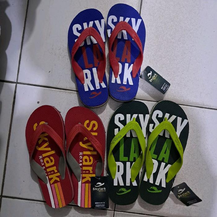 Ready Sendal Skylark Japanese Style Rubber Sandal Ukuran 38-42