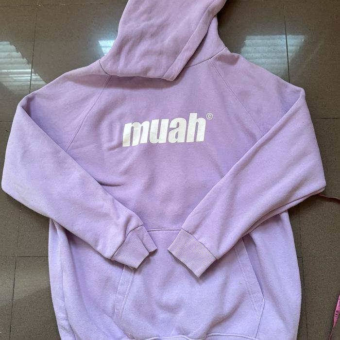 Jaket Hoodie Muah Muah Original 100%