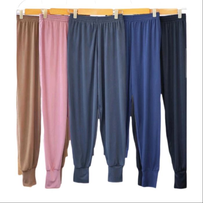 Celamis Dewasa Celana Dalem Gamis Wanita Legging Daleman Gamis Bahan Spandek Jersey Lembut Adem Flow