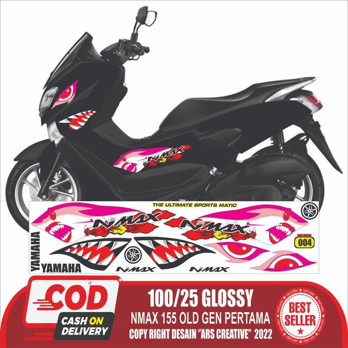 Sticker Striping Yamaha NMAX OLD Lama 2015-2019 Variasi Shark ARS001
