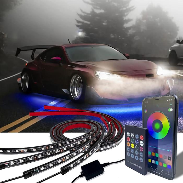 Car LED Underglow Lights Chassis Light Flexible Strip RGB Neon