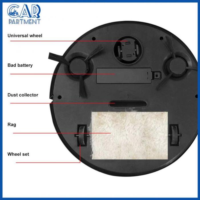 Robot Vacuum Cleaner Smart Home Wet and Dry Cleaning Carpet Mop Water