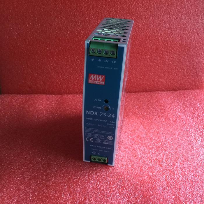 MEAN WELL NDR-75 Industrial Din Rail Mounted 75W Slim Single Output