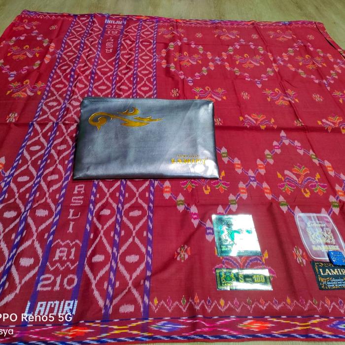 Lamiri S100 Motif kembang BHS original tenun Pria Muslim Dewasa