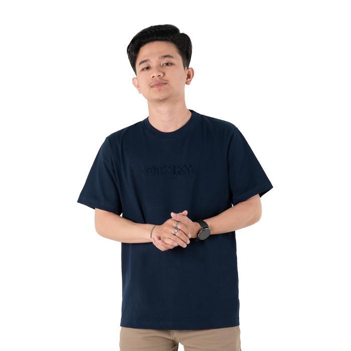 Otsky Kaos Pria Oversize Tyde Ft Embose Cotton Combed 24s BEST PRICE