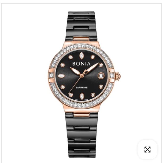 Jam Tangan Bonia Rantai Black NUMU.ID