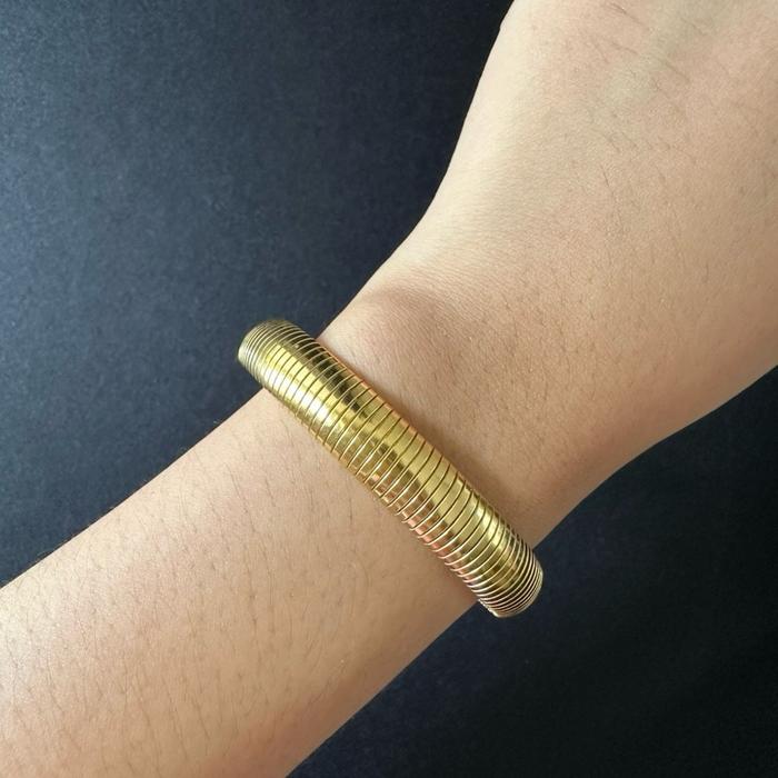 Monet Omega Goldtone Bracelet