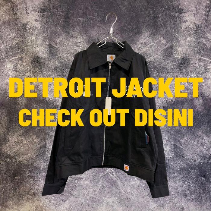 Detroit Jacket Boxy Premium Pria Canvas