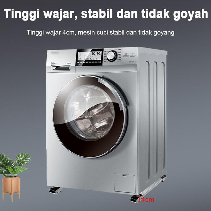 Roda Lemari Portable Roda Kulkas/Tatakan Mesin Cuci /Tatakan Kulkas/Kaki Kulkas Promo !