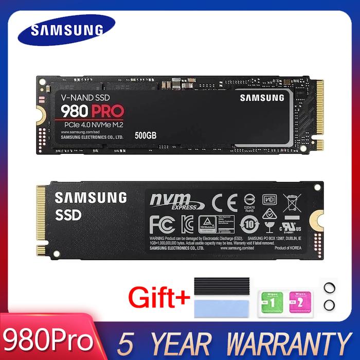 Original Samsung 980 PRO SSD M.2 SSD 1TB 2TB PCIe 4.0 Internal Solid