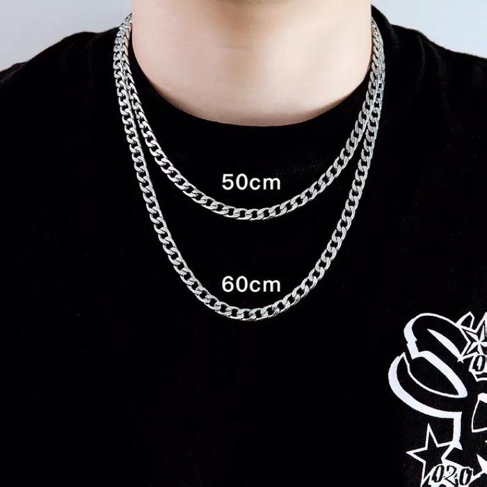 KALUNG TITANIUM RANTAI PRIA ANTI KARAT/KALUNG RANTAI TITANIUM PRIA