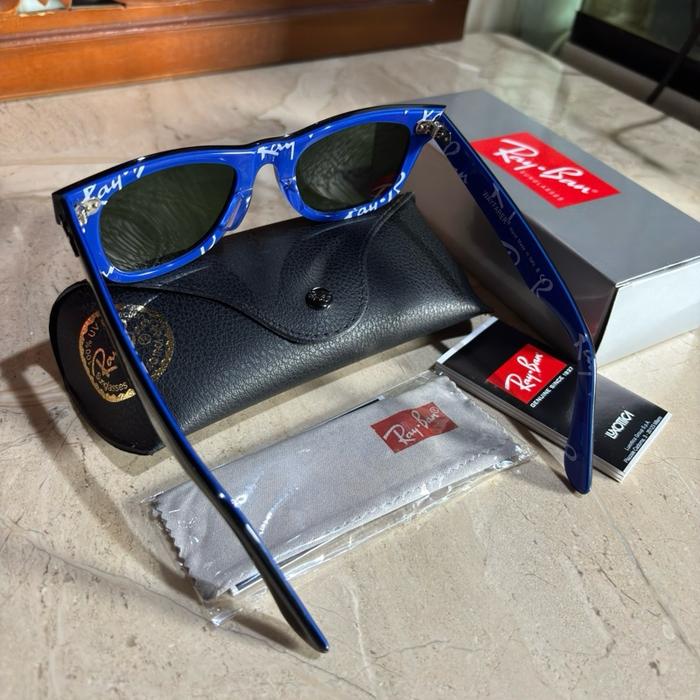Kacamata klasik rayban wayfarer Rb 2140 1112 sz 50 kaca hitam
