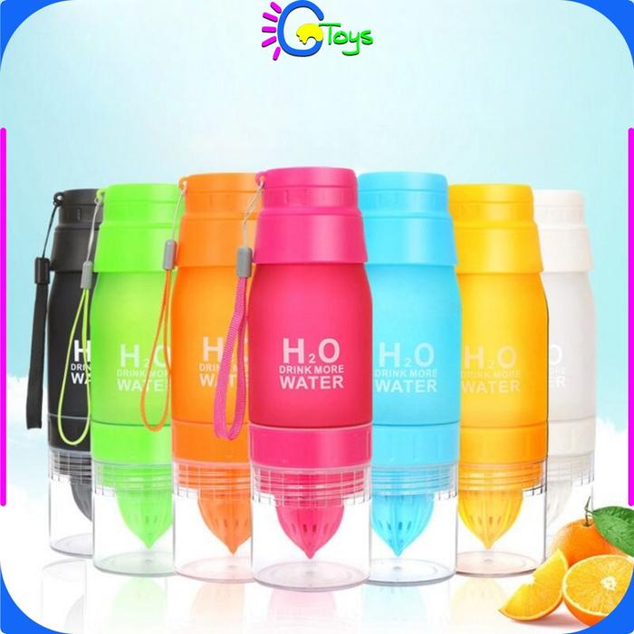 CR-C708 Botol Minum Infuser H2O Tempat Minum Tumbler Ada Alat Peras Jeruk Infused Water Sari Buah Bo