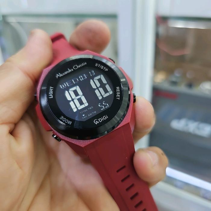 jam tangan pria digital ALEXANDRE CHRISTIE 9342 MHRIGBARE