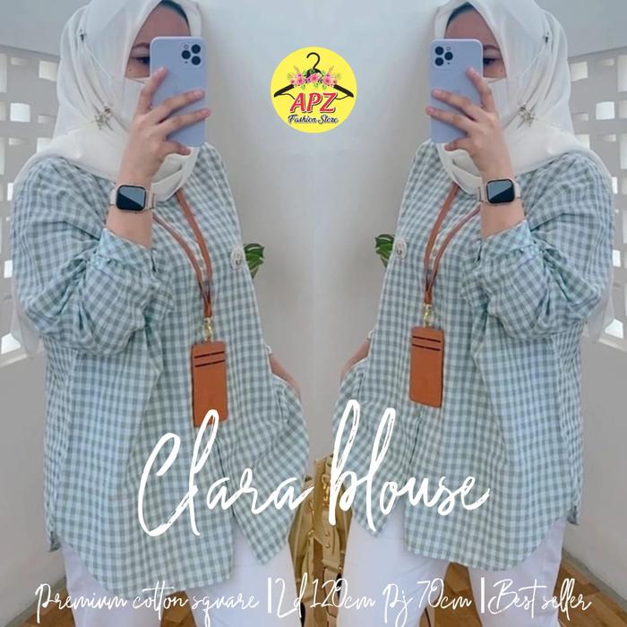CLARA BLOUSE TERMURAH REALPICT BY APZ STORE