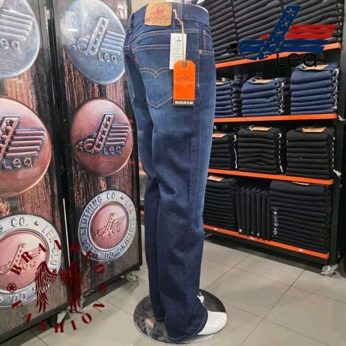 LEA JEANS CELANA PANJANG REGULERSLIM 605.82.05.99 BIRU WASHING