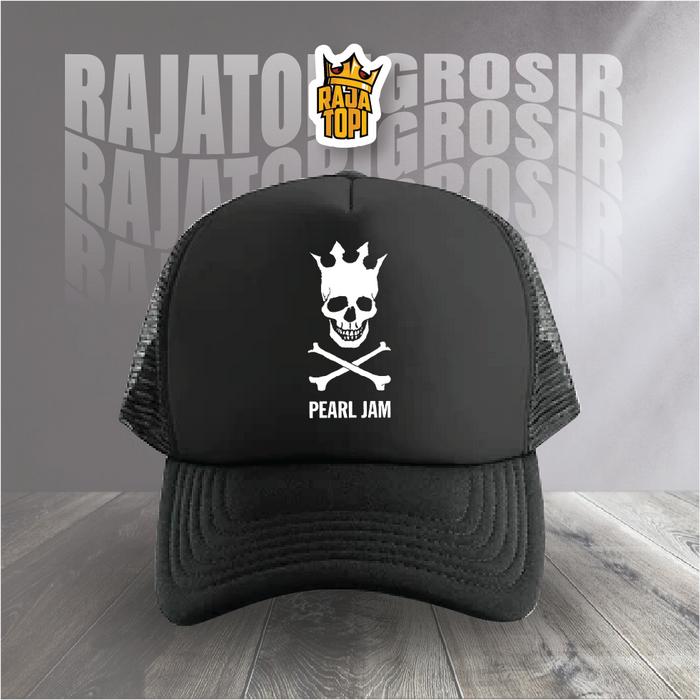 Topi custom sablon satuan/ Topi band/ Topi custom / Pearl Jam