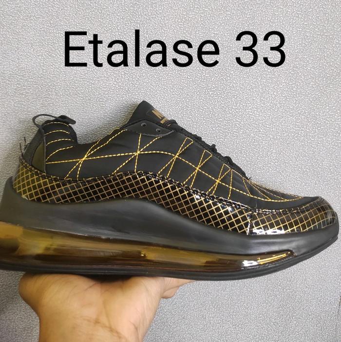 Sepatu Premium Air Mx 720-818 Balck Gold Paria Wanita Etalase 33