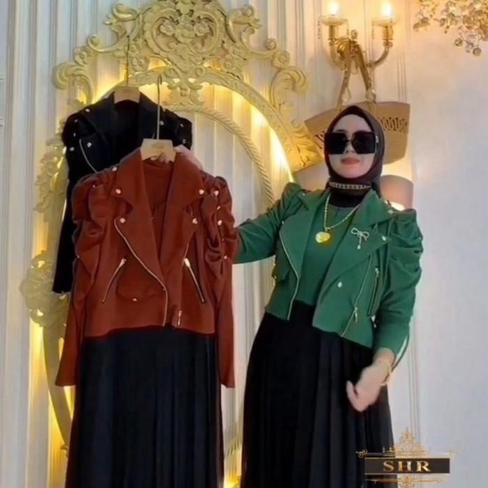 SHR MAXSI DRESS GAMIS BLAZER CANTIK BANGET