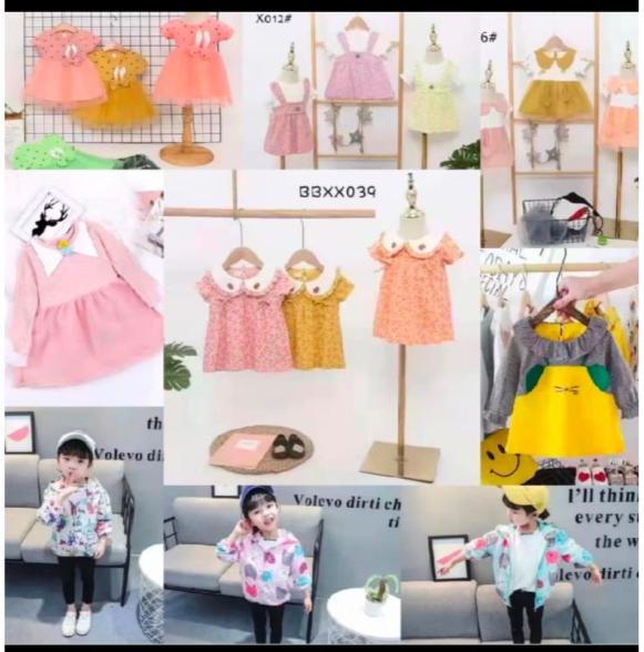 paket 1 kodi baju anak perempuan