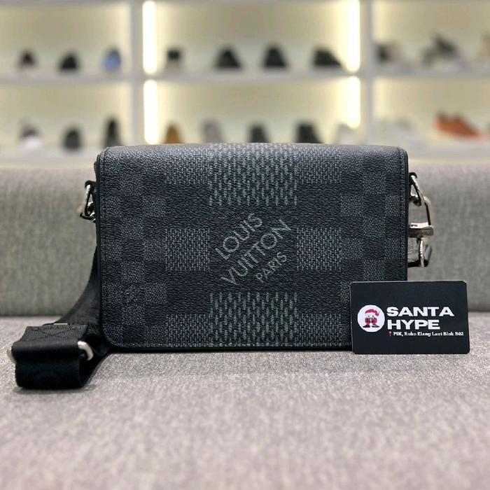 Louis Vuitton Studio Damier 3D Sling Messenger Bag *MICROCHIP*