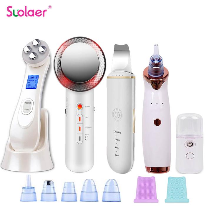 RF&EMS Electroporation Mesotherapy Facial Massager Ultrasound