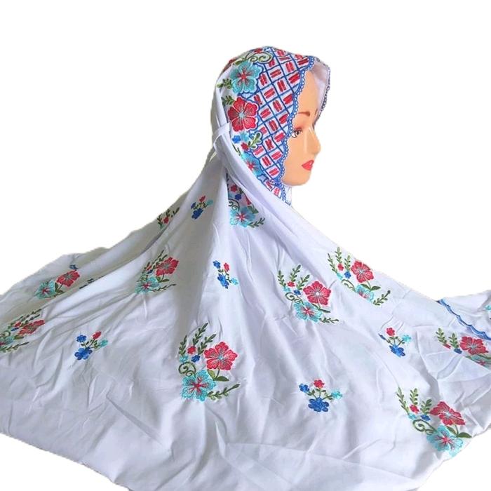Mukena Bordir Jumbo Katun Motif Bintang - Ideal untuk Koleksi Pribadi Anda - Muslim