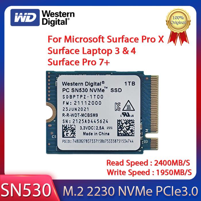 New Western Digital WD SN530 M.2 2230 SSD 1TB 512GB 256GB NVMe PCIe