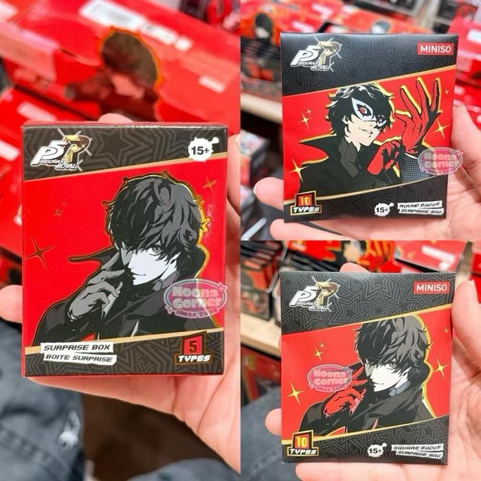 Miniso x Persona - Blind Box Bros Pin Tinplate / Metal Badge Persona 5 Royal P5R Collection (Random)
