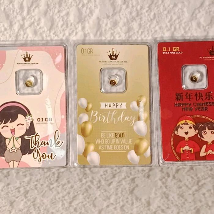 Logam Mulia 0.1 gr | Emasku | Emas 24K | LM