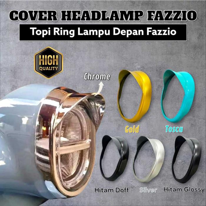 Cover Headlamp Fazzio Topi Ring Lampu Depan Fazzio