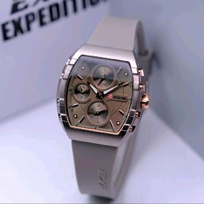 Expedition 6782 grey jam tangan cewek original