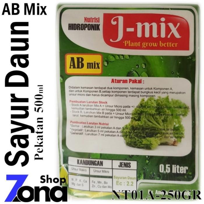 Nutrisi Hidroponik Pekatan 500 ml / J-Mix Nutrisi AB Mix Hidroponik