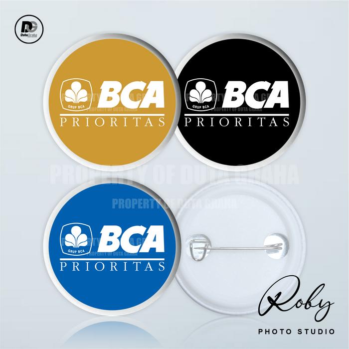 [PIN PRESS] BCA PRIORITAS Pin Bros Aksesoris Souvenir BANK INDONESIA