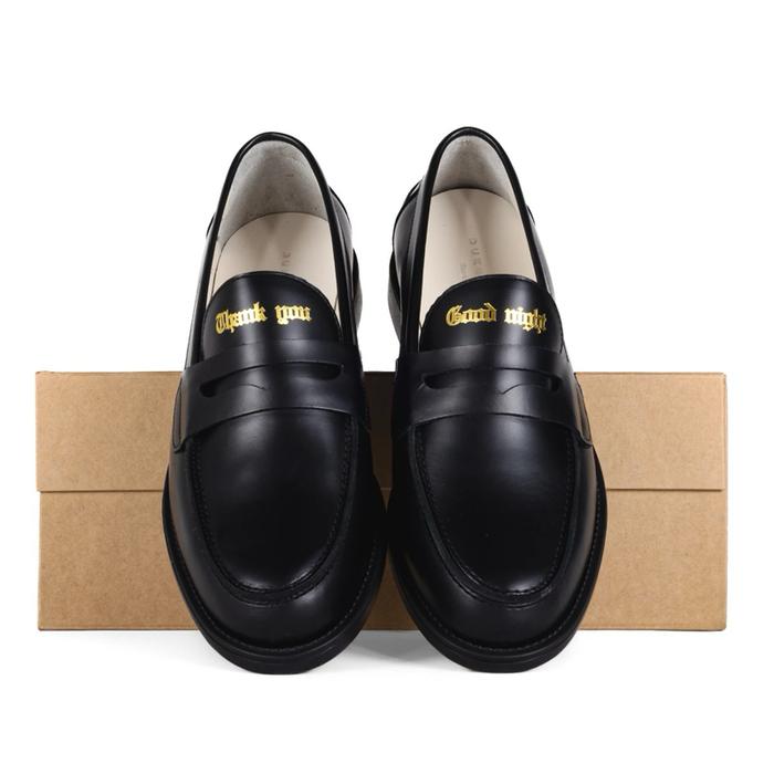 DUKE+DEXTER Wilde Thank You,Good Night Penny Loafer "Black" Original BNIB Sepatu Pantofel Pria
