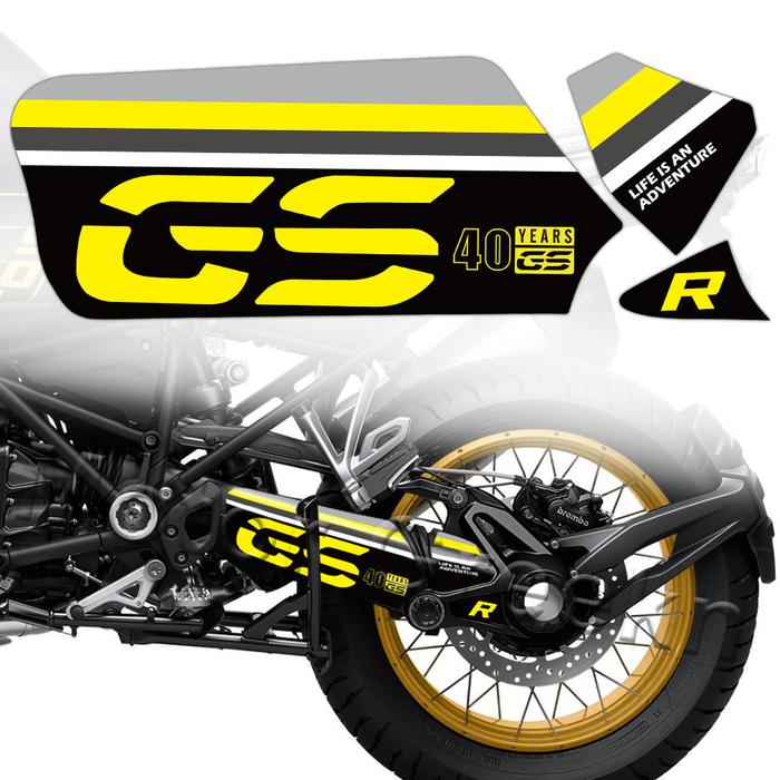 3M Frosted Motorcycle Swingarm Decal Shaft Propeller Sticker