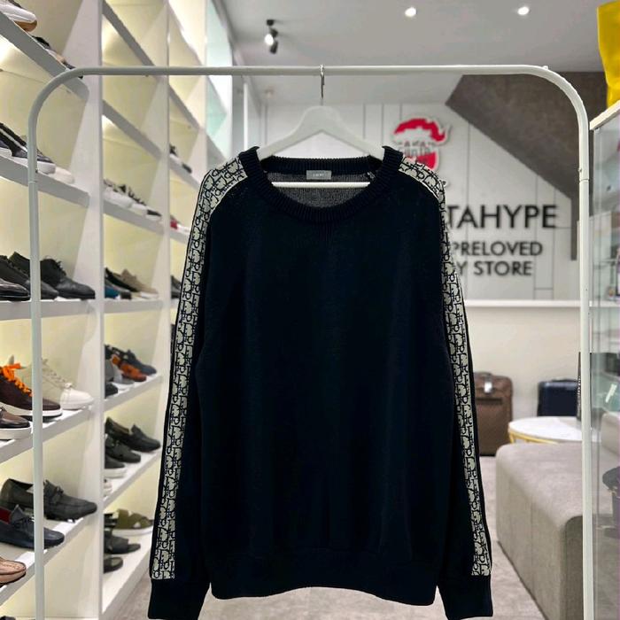 Dior Oblique Stripe Knit Sweater