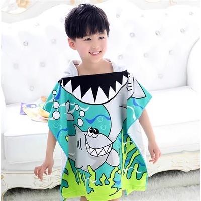 ALL IN ONE-120-Handuk Anak Karakter Ponco Hoodie Towel Baju Handuk Anak Jubah Handuk Renang